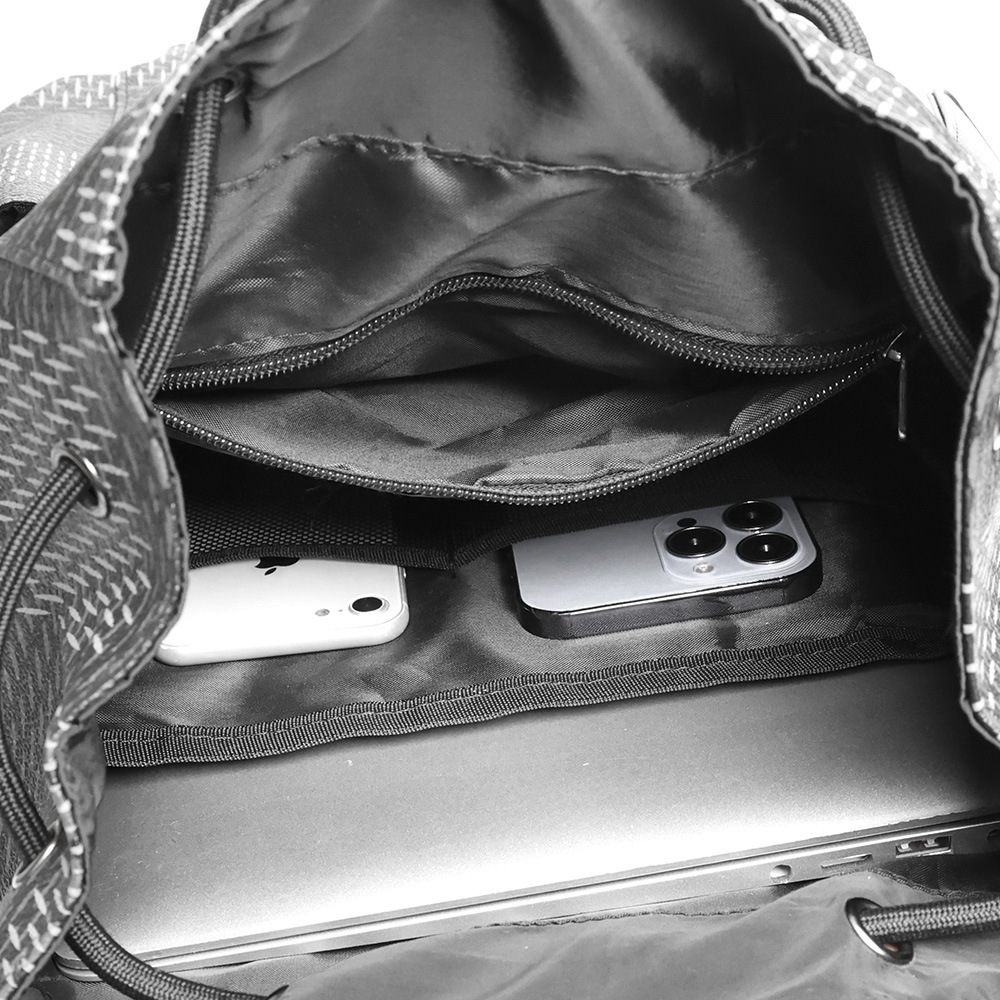 Мужской рюкзак в клетку Большой вместимости