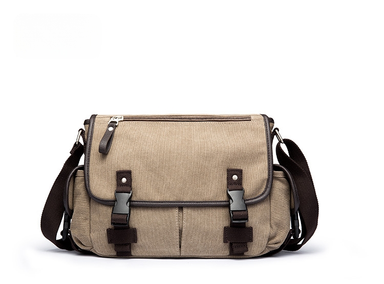 メンズキャンバスメッセンジャーバッグ