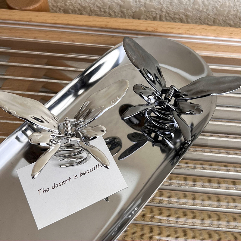 Agravă de Păr cu Fluture Metalic