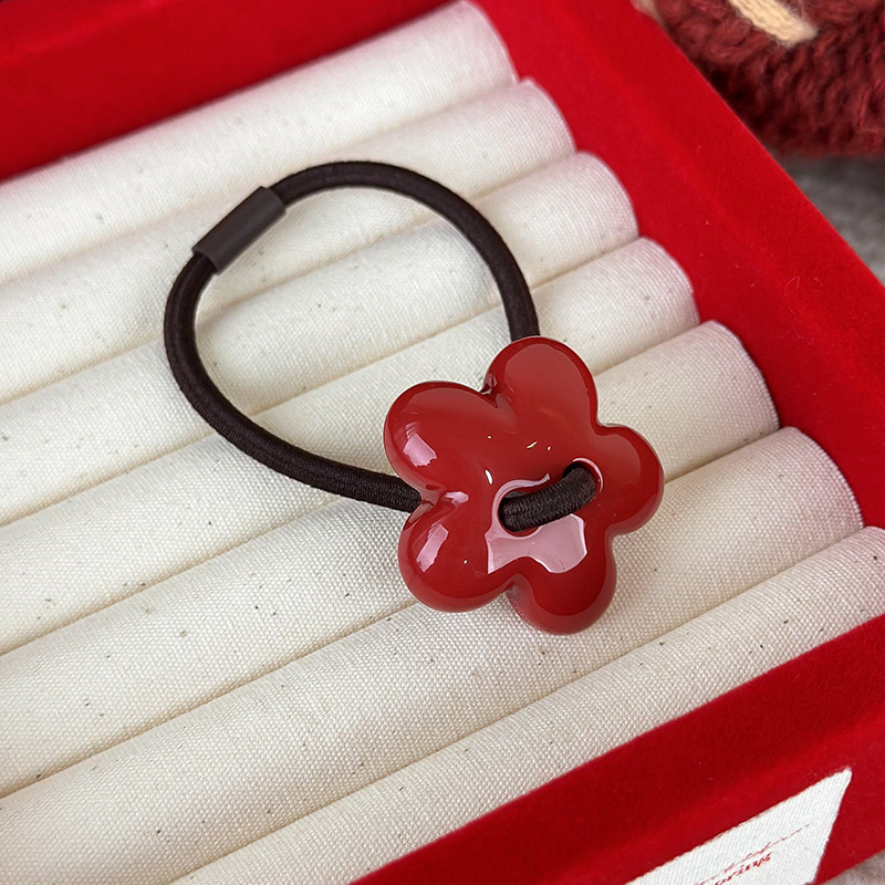 ビーズヘアタイ