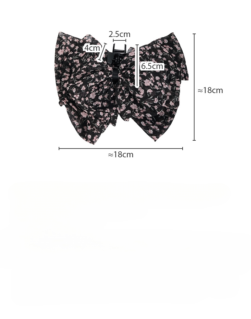 리본 포니테일 클립