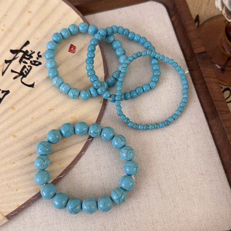 สร้อยข้อมือลูกปัดสีเขียว