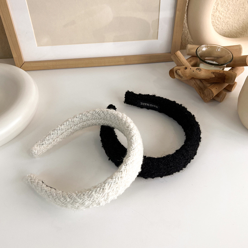 Cinta para el Cabello Tejida de Banda Ancha