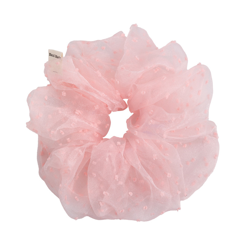 メッシュバブルポルカドットスクランチー