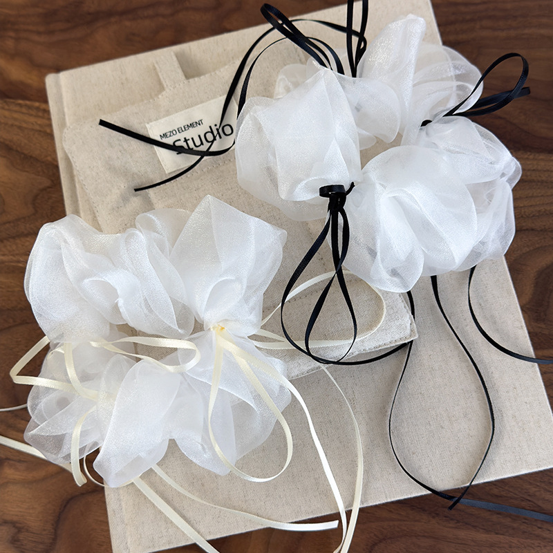 オーガンザリボンボウスクランチー