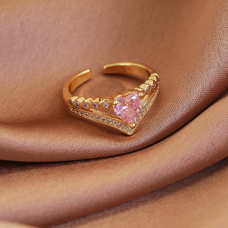 Adjustable Heart Ring