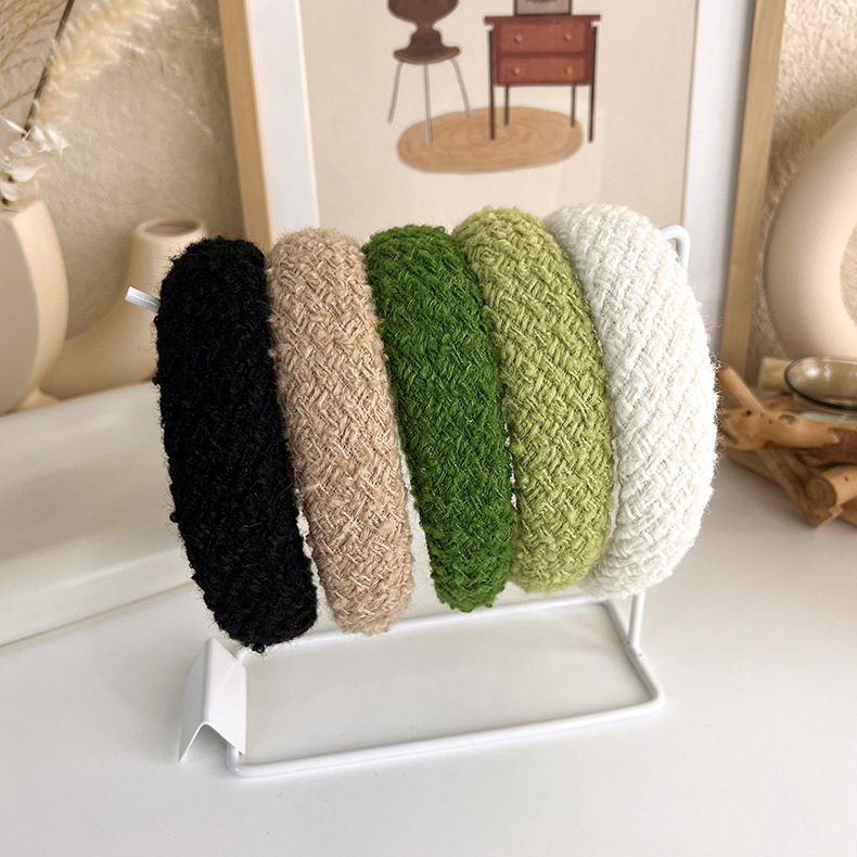 Cinta para el Cabello Tejida de Banda Ancha