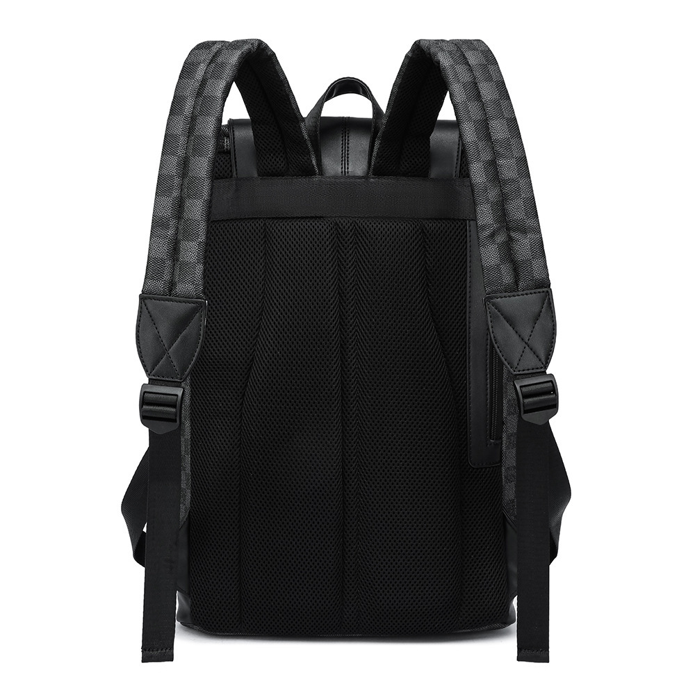 남성 체크 노트북 백팩