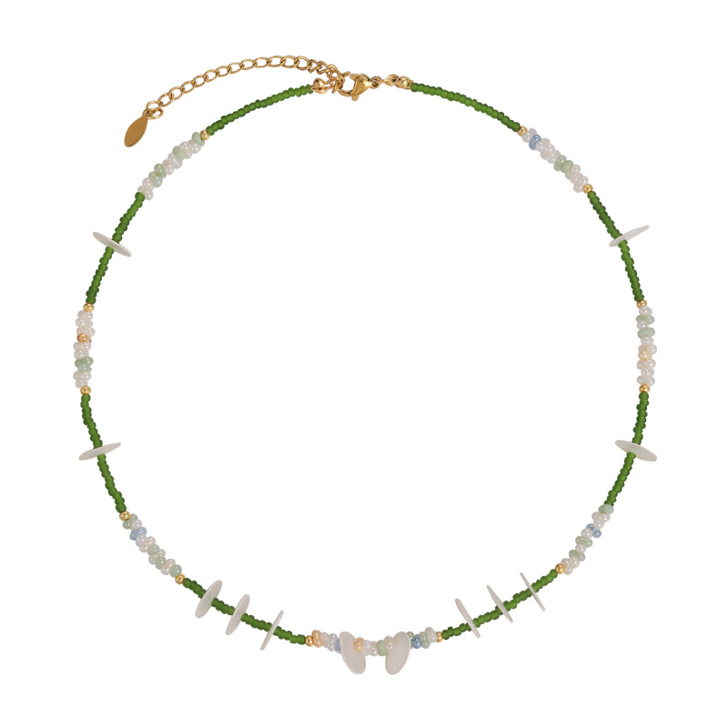 Намисто з Ракушками та Круглими Дисками