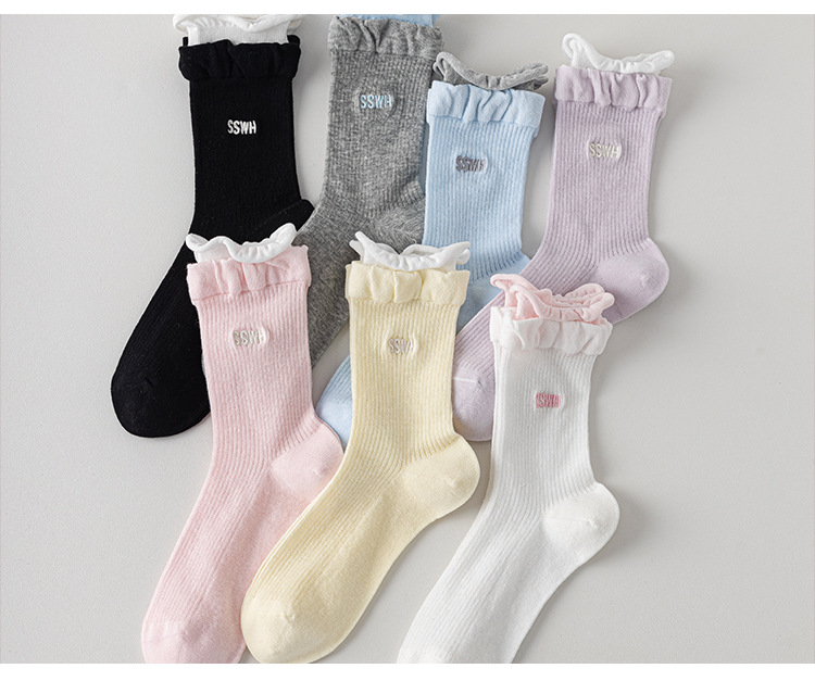 Meias de Algodão Sem Costuras