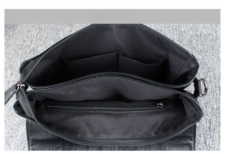 メンズPUレザークロスボディショルダーバッグ