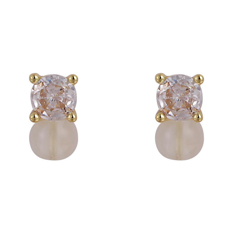 Orecchini con Perle di Giada e Diamanti