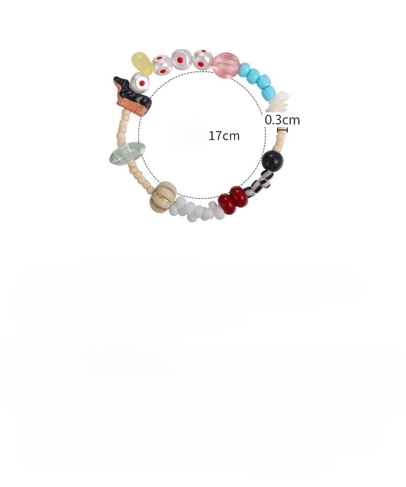 Braccialetto per Cani con Perline Colorate