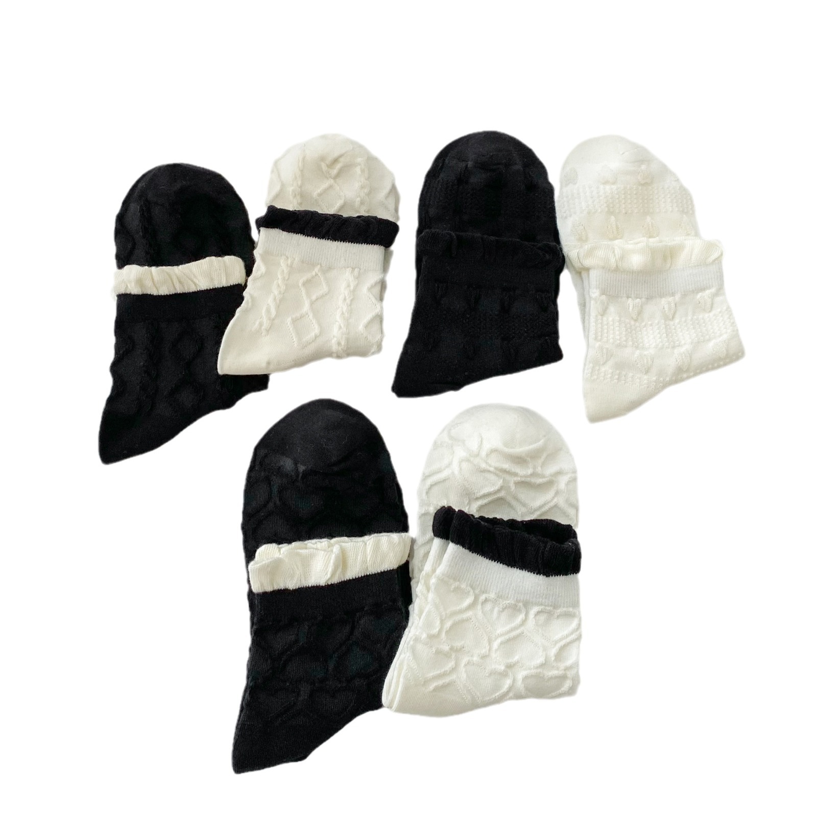 Meias de Renda com Babados