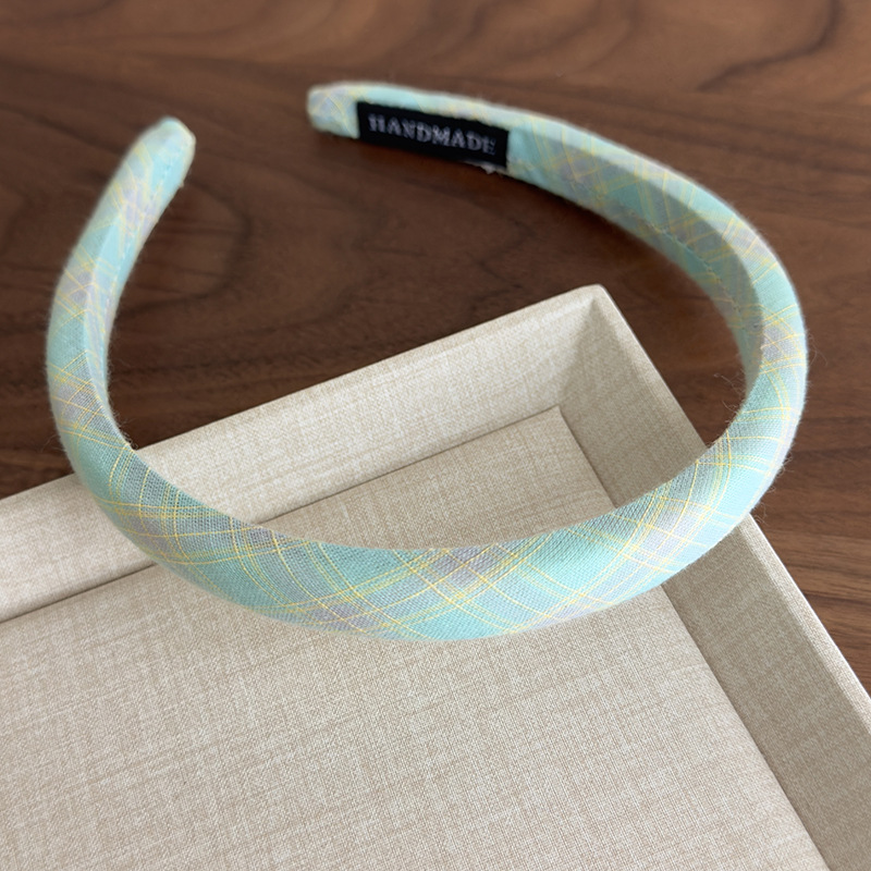 Cinta para el Cabello de Cuadros Pastel