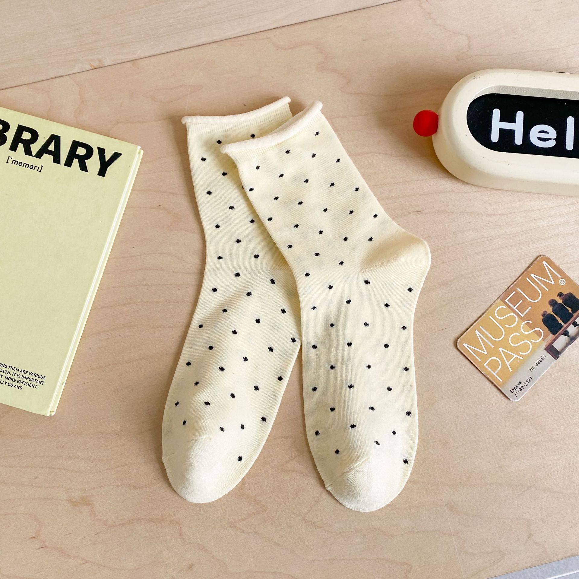 Meias de Bolinhas para Mulher