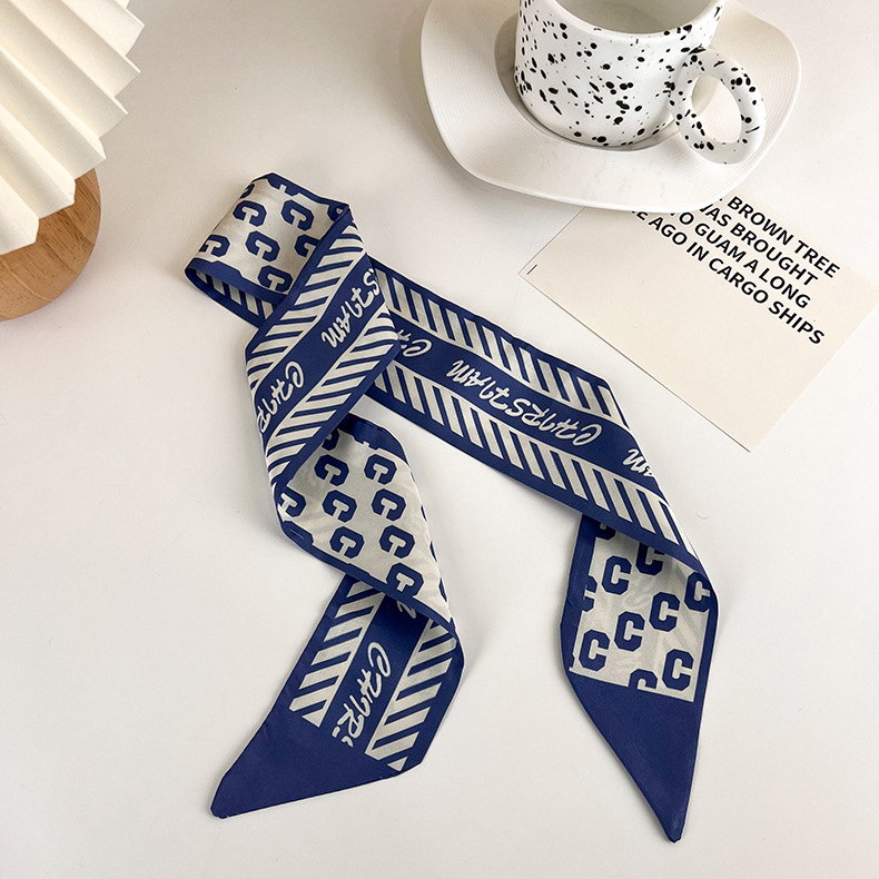 Pañuelo para el Cabello Azul