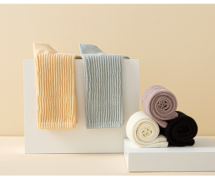 Meias de Algodão Meia-Canela para Mulheres