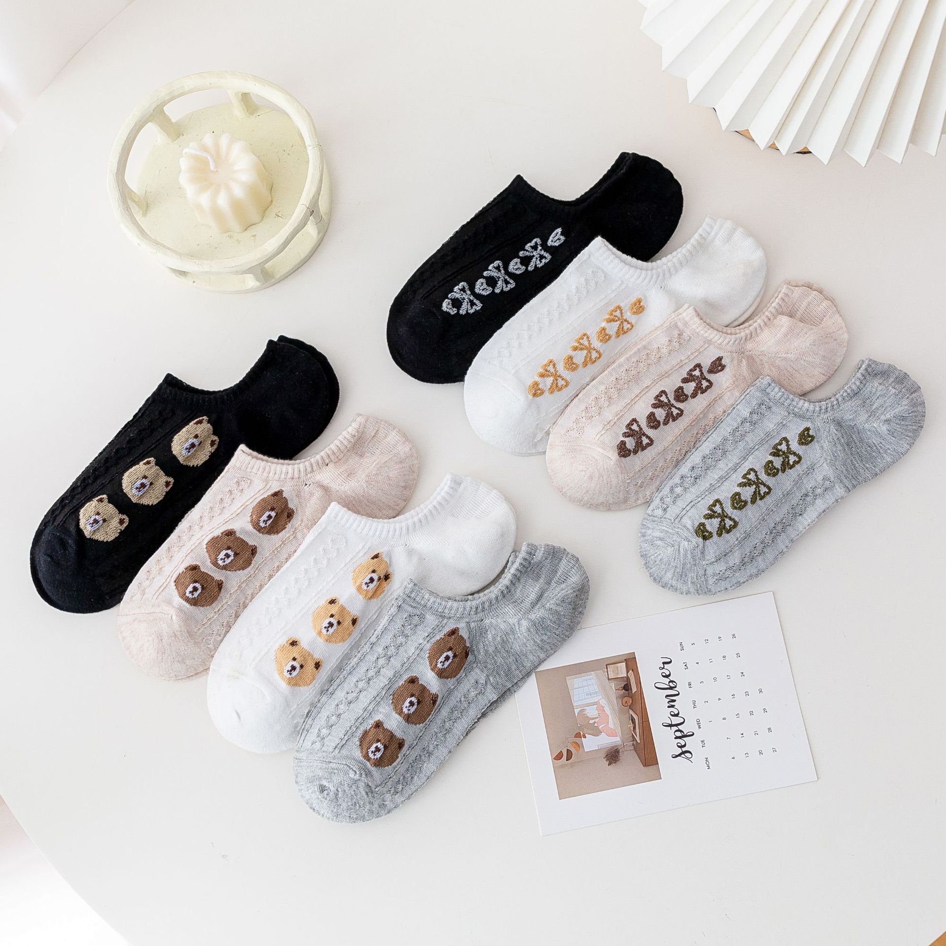 Ponožky Cartoon Medvěd Loaf