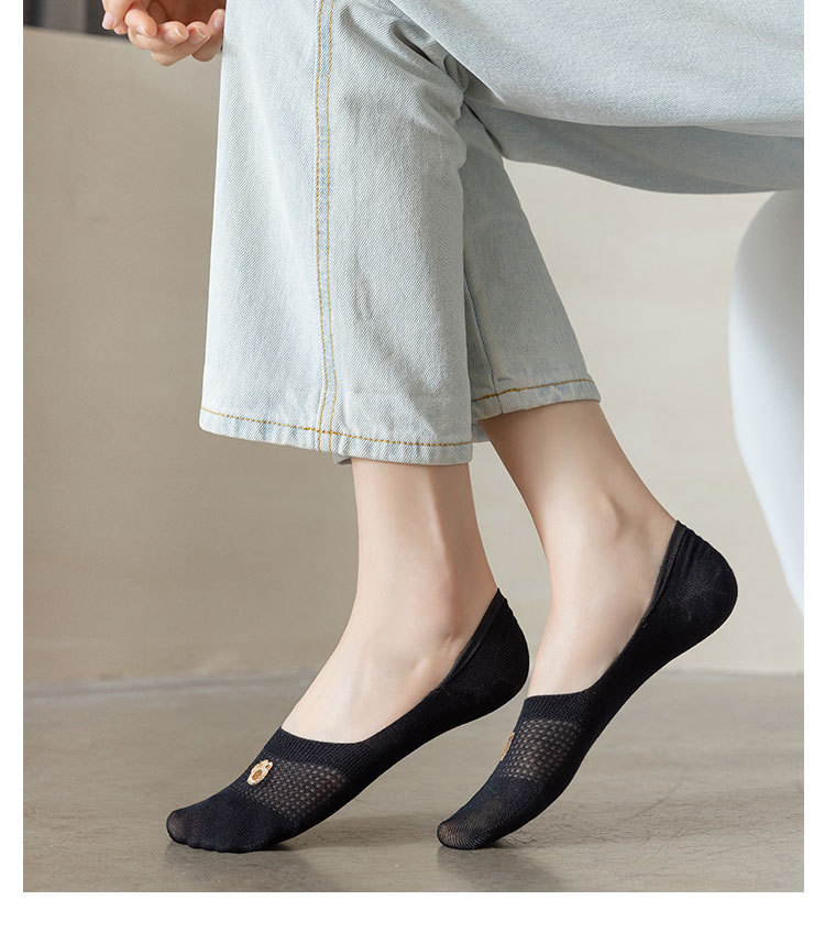 Bestickte Unsichtbare Socken