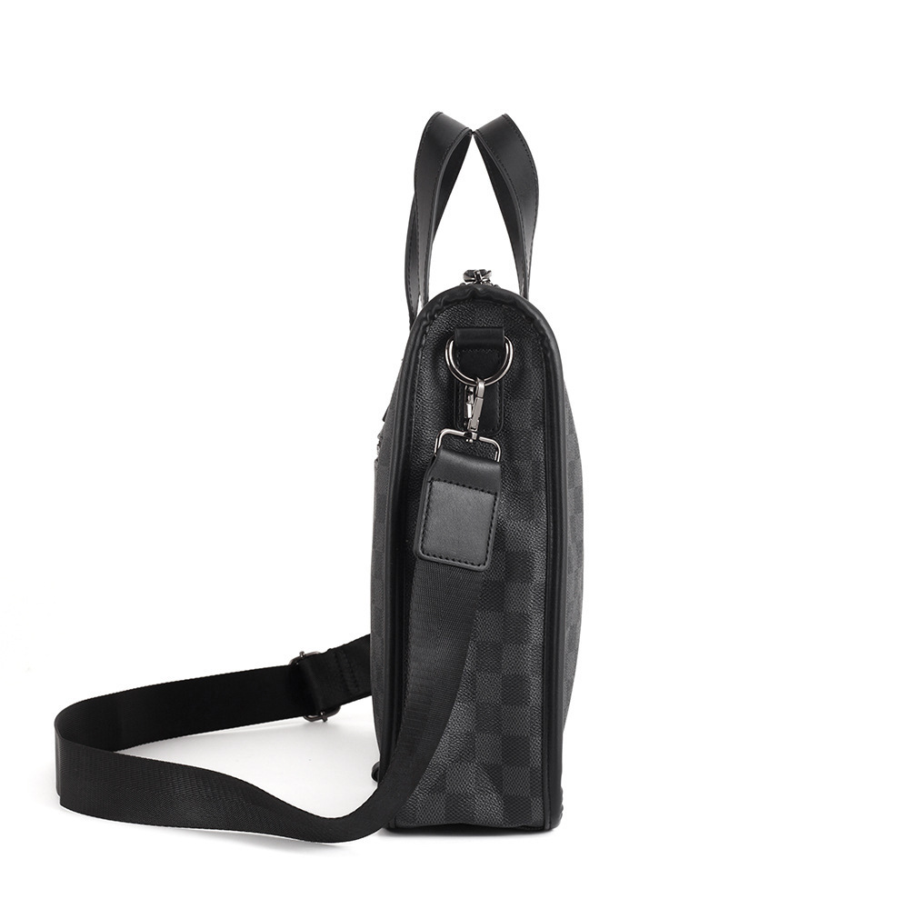 حقيبة كمبيوتر محمول وكتف رجالية منقوشة