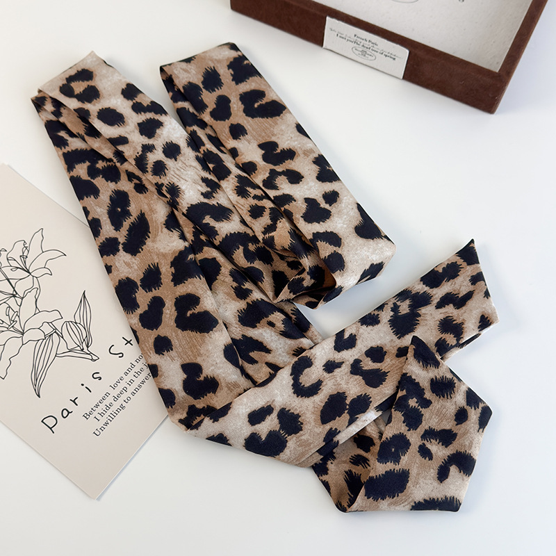 Multi-Purpose Leopard Print Scarf