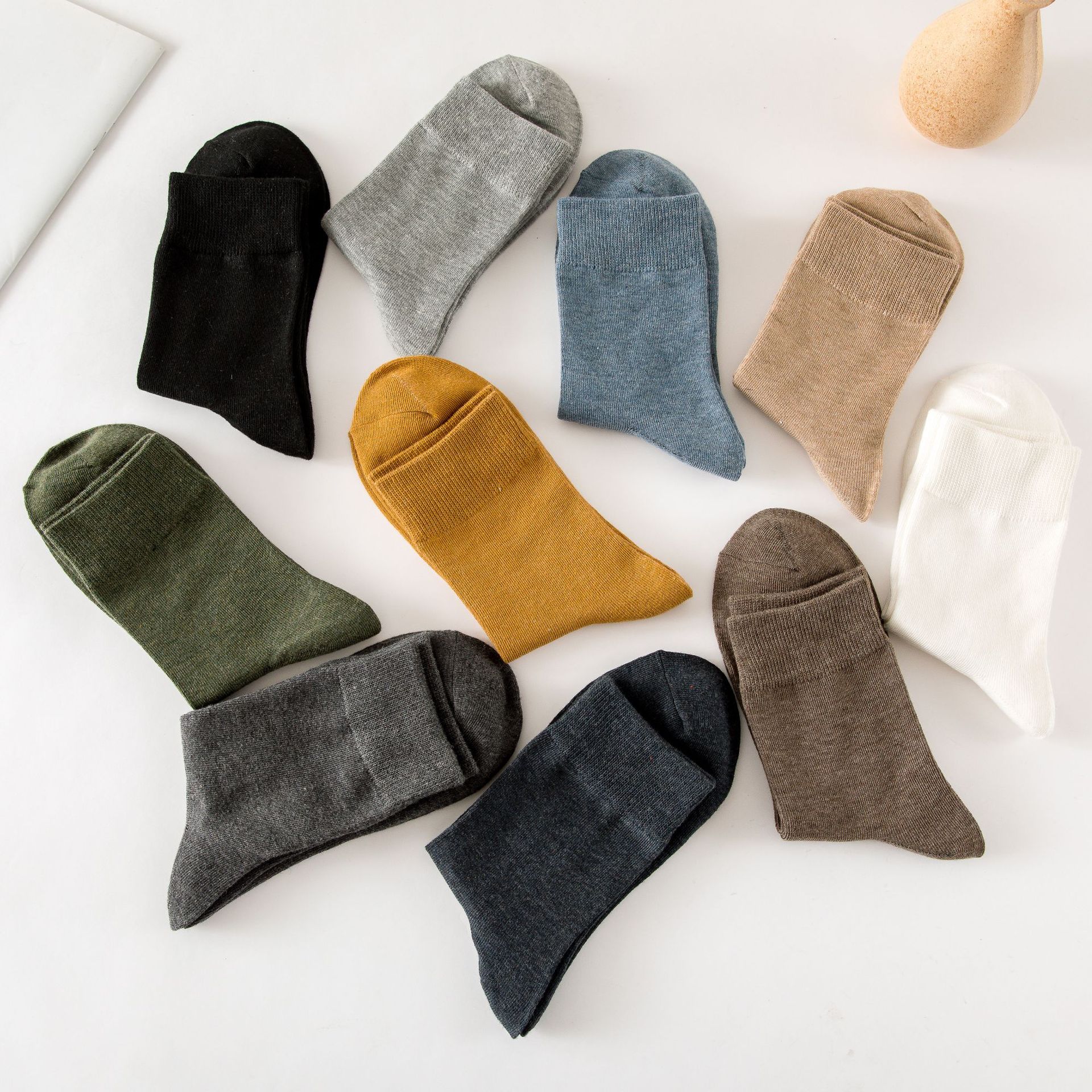 Meias de Algodão Meia-Altura