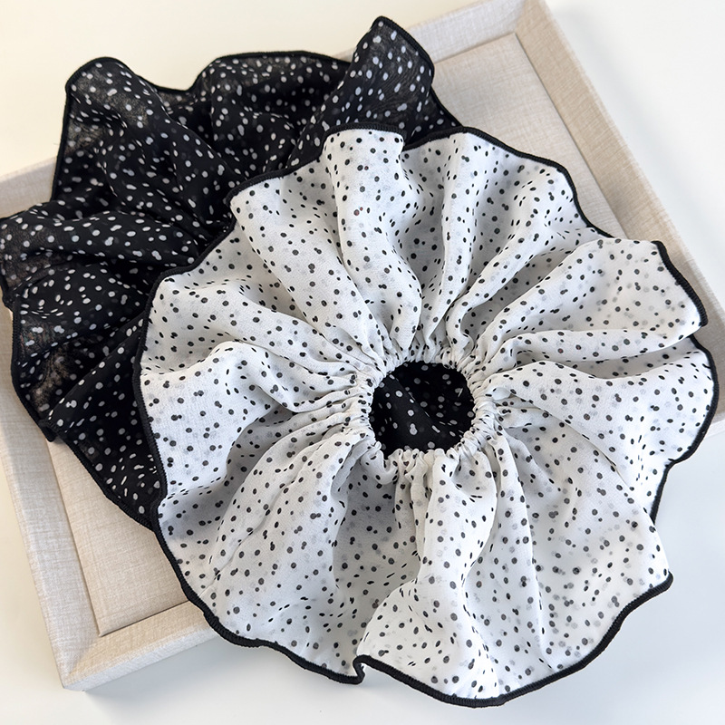 Polka Dot Hair Scrunchies