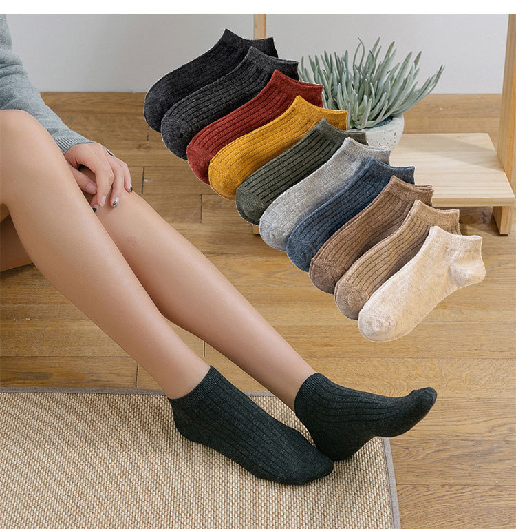 Meias Tornozelo de Algodão