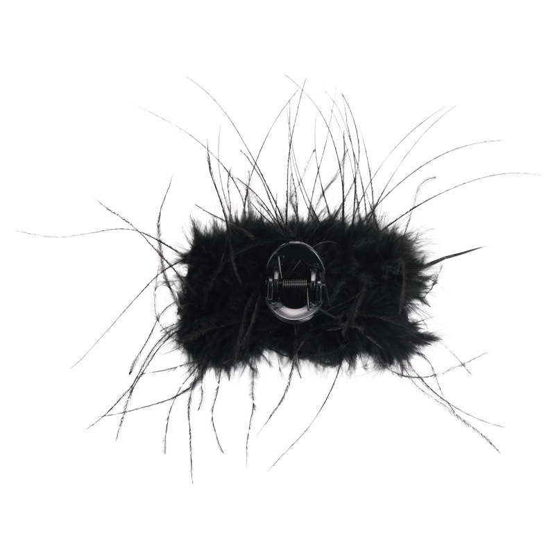 Feather Hair Claw Clip
