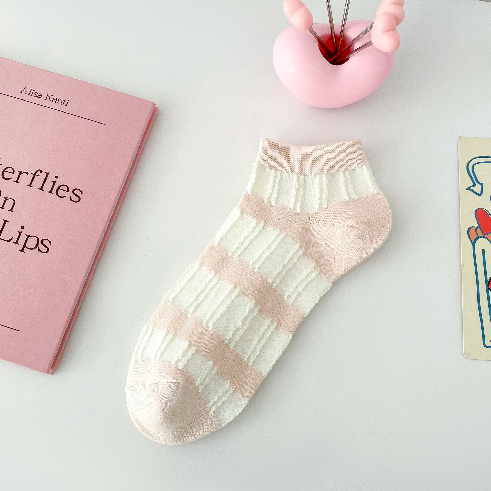 Bavlněné kotníkové ponožky