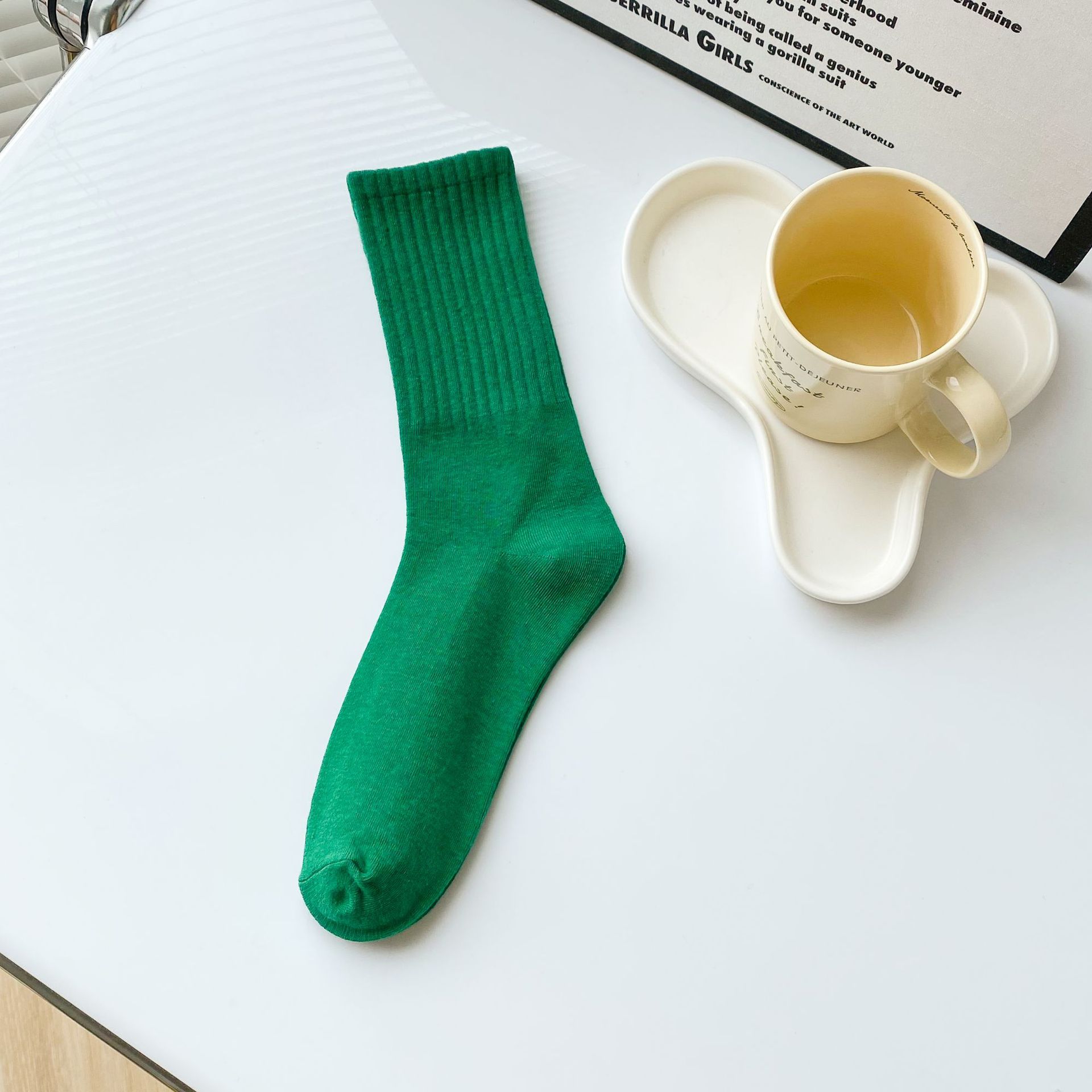 Meias de Algodão Meia Canela para Mulher