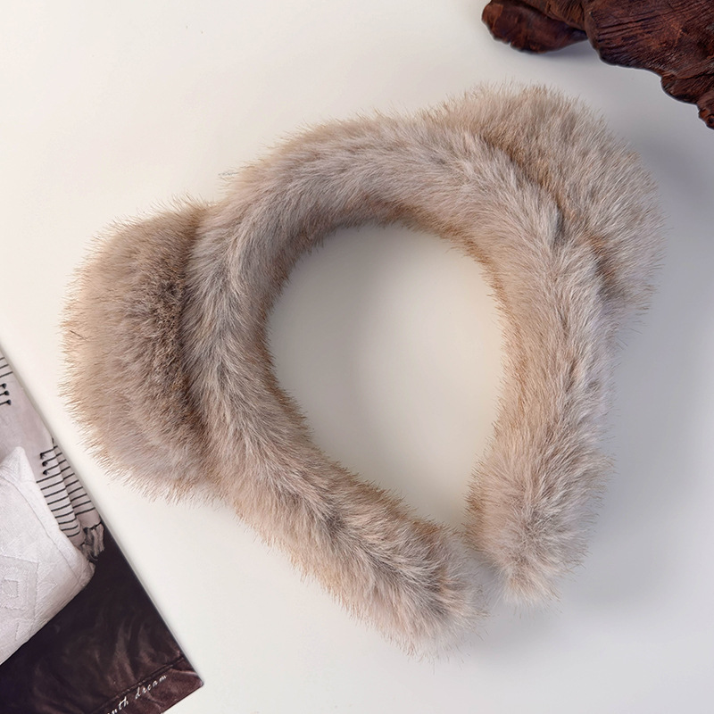 Diadema de Peluche con Orejas de Gato