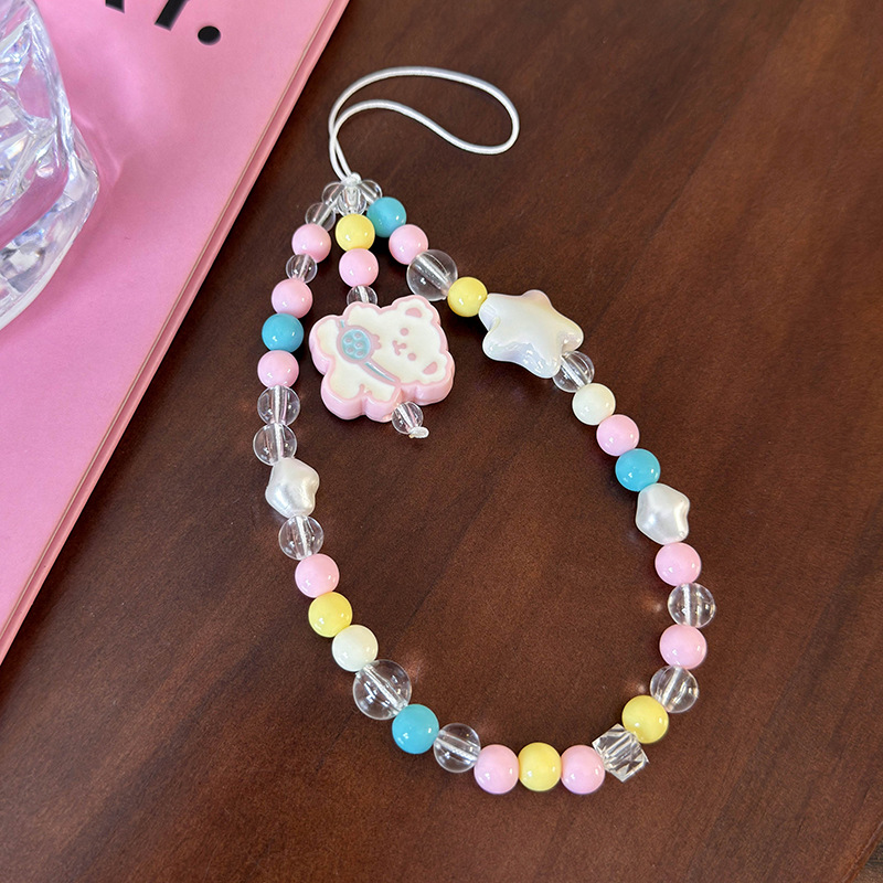 حزام هاتف بالخرز الملون