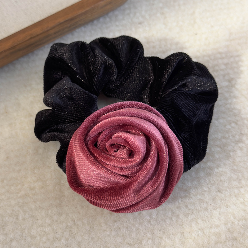 Velvet Rose Scrunchie