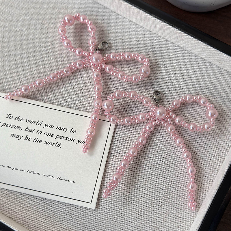 Пряжка для Обуви с Жемчужным Бантом