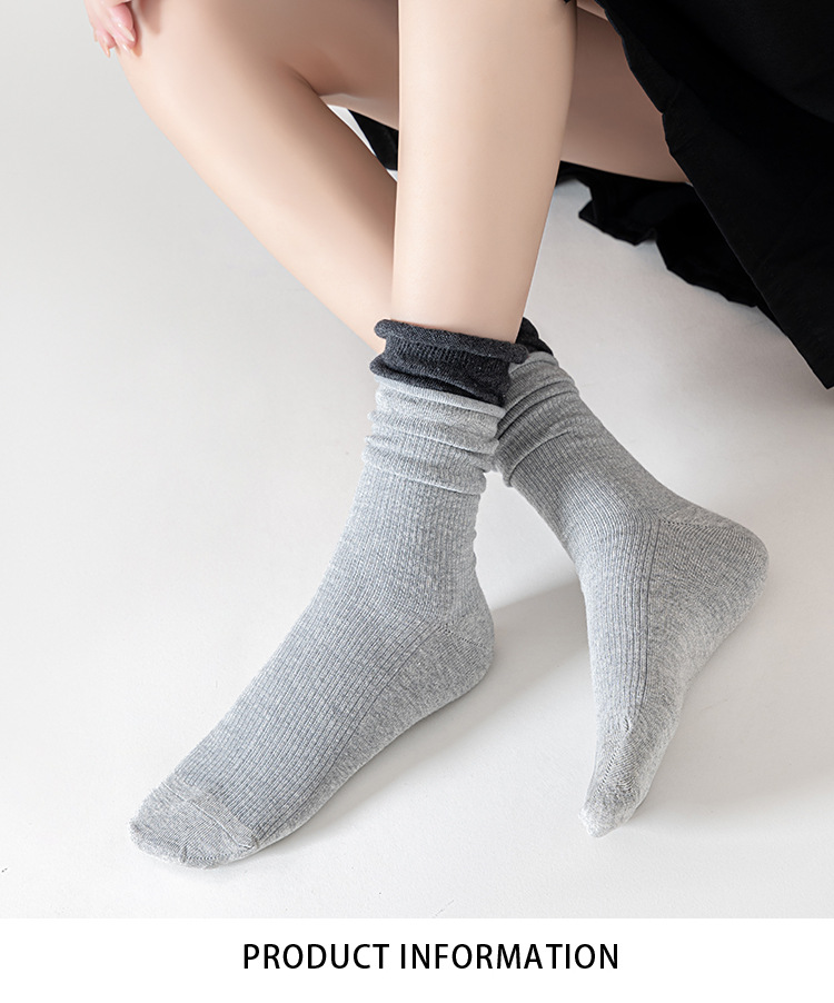 Meias Meia Cano Color-Block