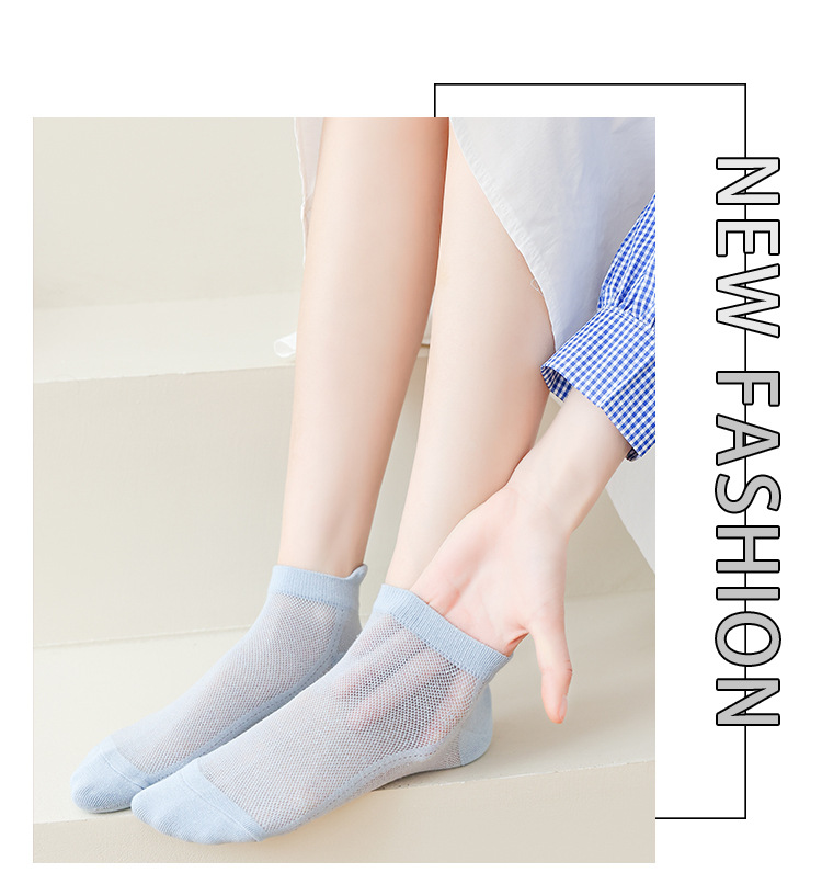 Prodyšné Síťované Neviditelné Ponožky