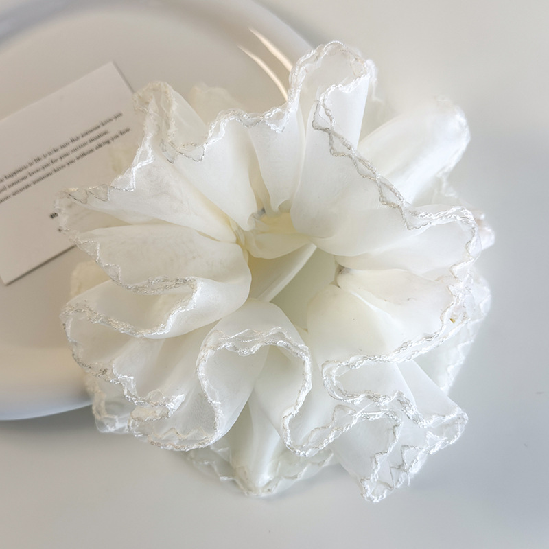 オーガンザプリーツスクランチー