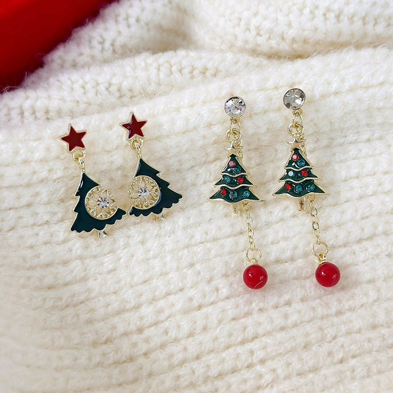 Christmas Tree Earrings