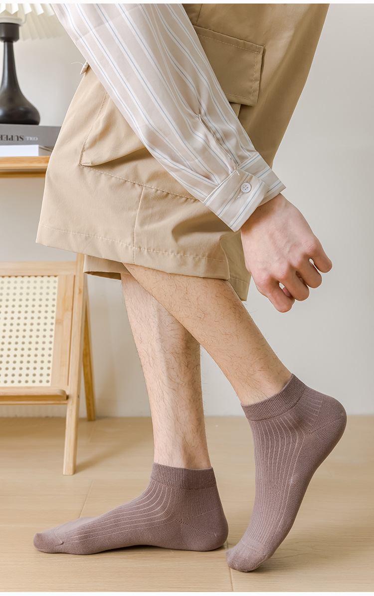 ถุงเท้าแบบไม่โชว์ผู้ชาย ผ้าฝน