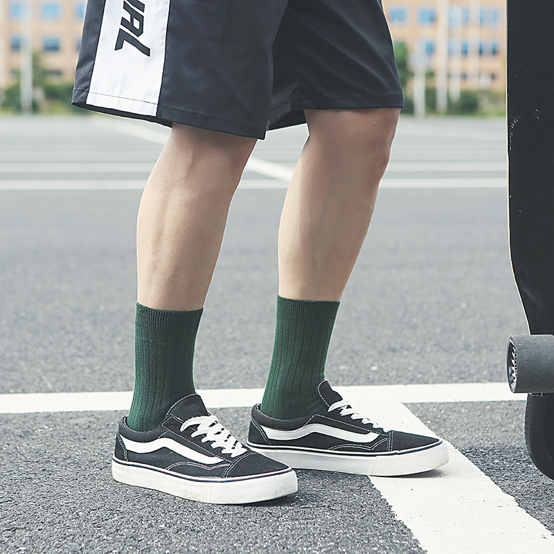 ถุงเท้าธุรกิจชายผ้าฝ้าย