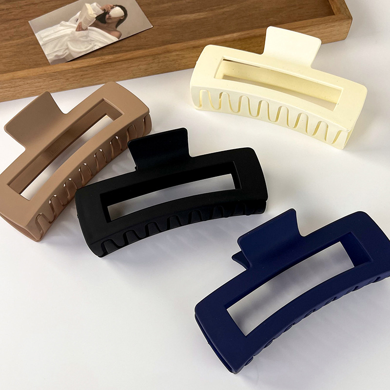 Agrafă Mare Pătrată Mată pentru Păr