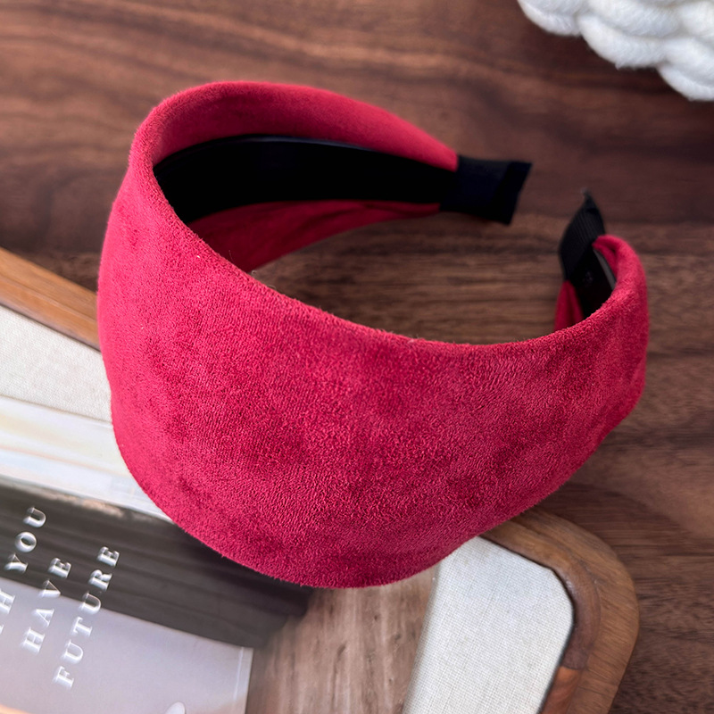 Cinta Ancha para el Cabello de Piel Sintética