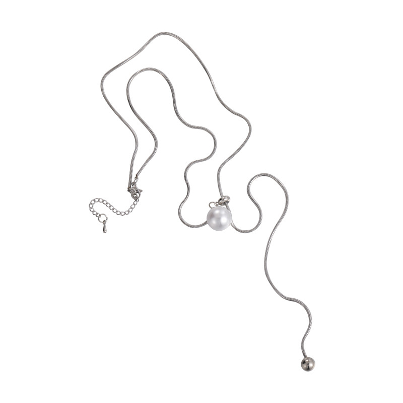 Регульоване Довге Намисто з Перлиною