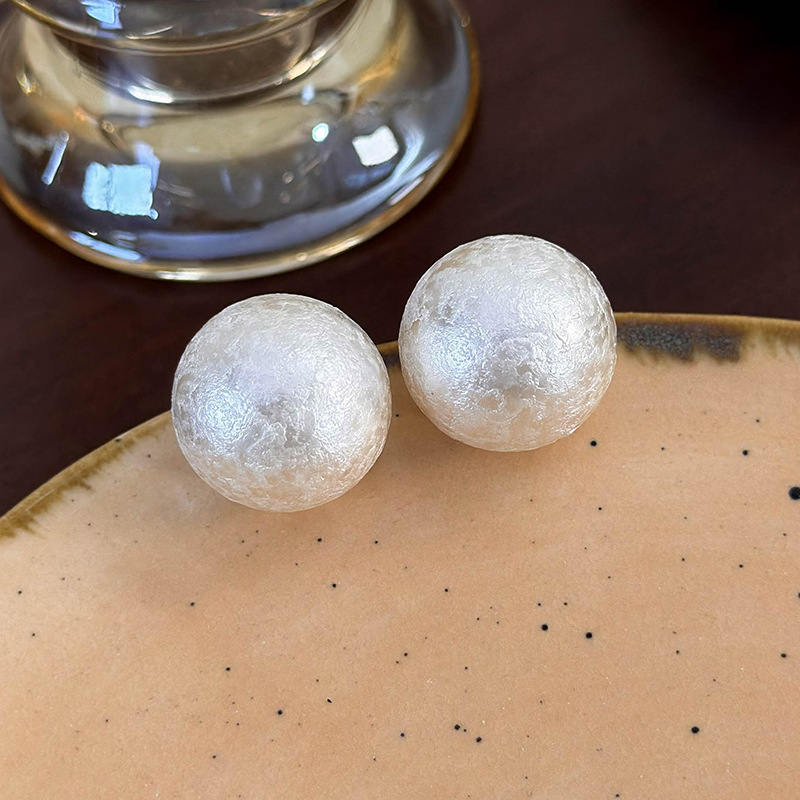 Orecchini con Pendenti a Petali Perlati Strass