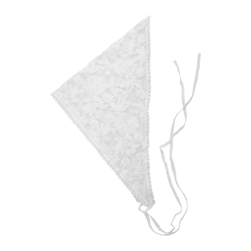 French Vintage Lace Headscarf