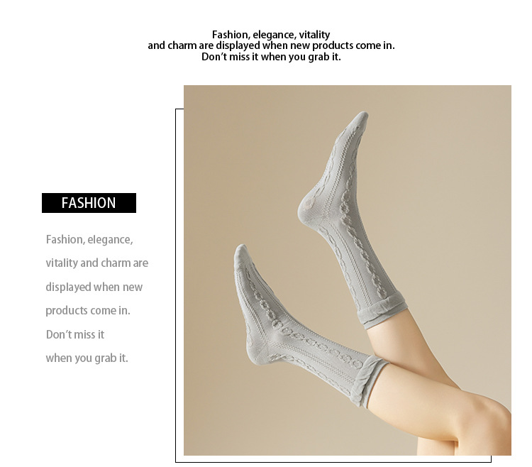 Meias Femininas de Meia Perna