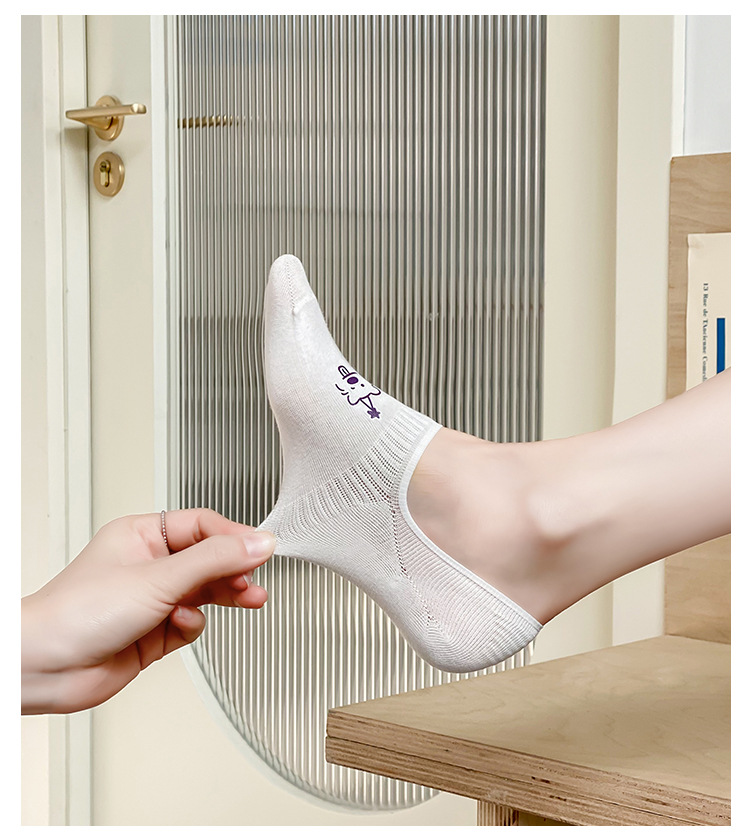 Женские Невозвратные Носки с Принтом Мультфильмов
