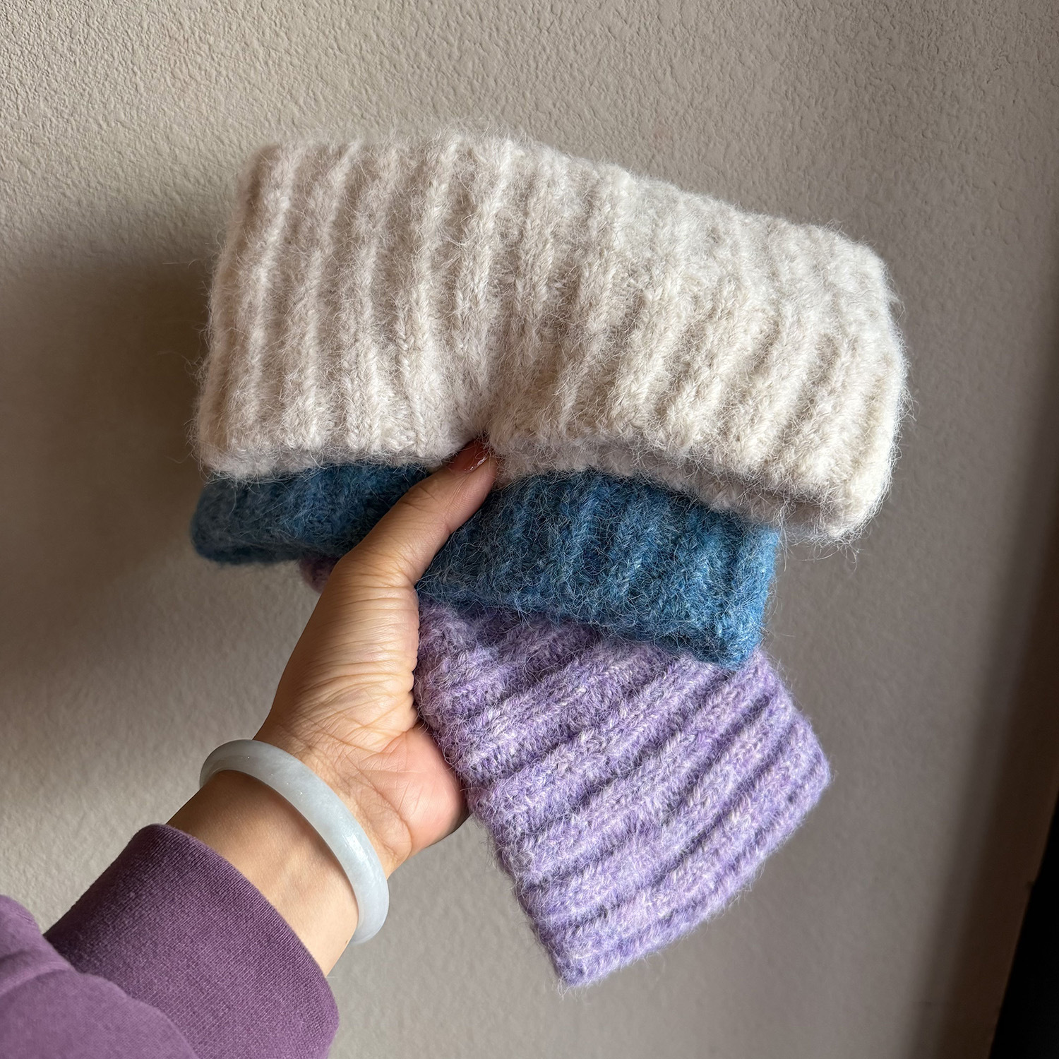 Pletená Čelenka ze Směsi Vlny